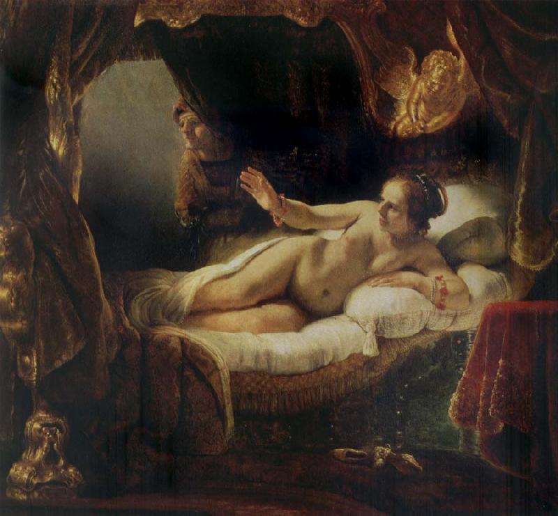 REMBRANDT Harmenszoon van Rijn Danae oil painting image